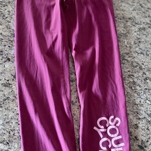 Lulu Lemon & SoulCycle Crop Leggings